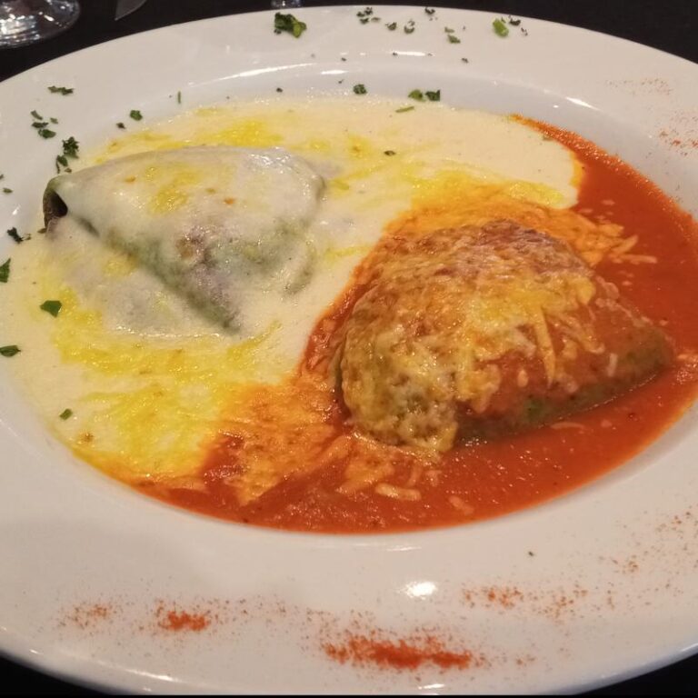 Crepes Verdes de Pollo