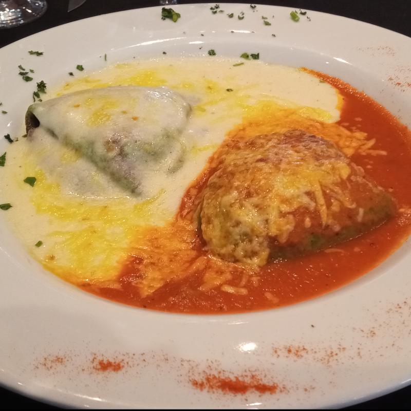 Crepes Verdes de Pollo