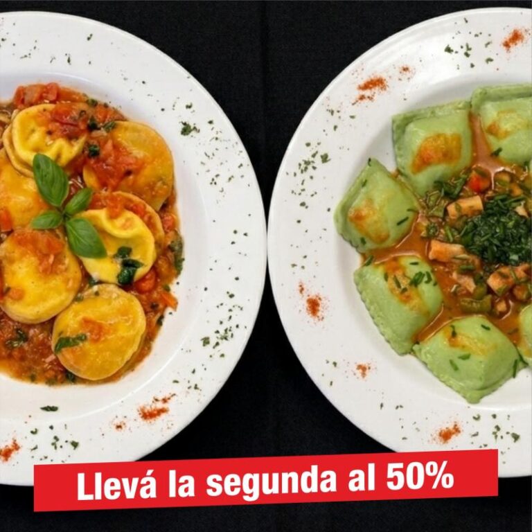 Pastas Rellenas 2da al -50% off