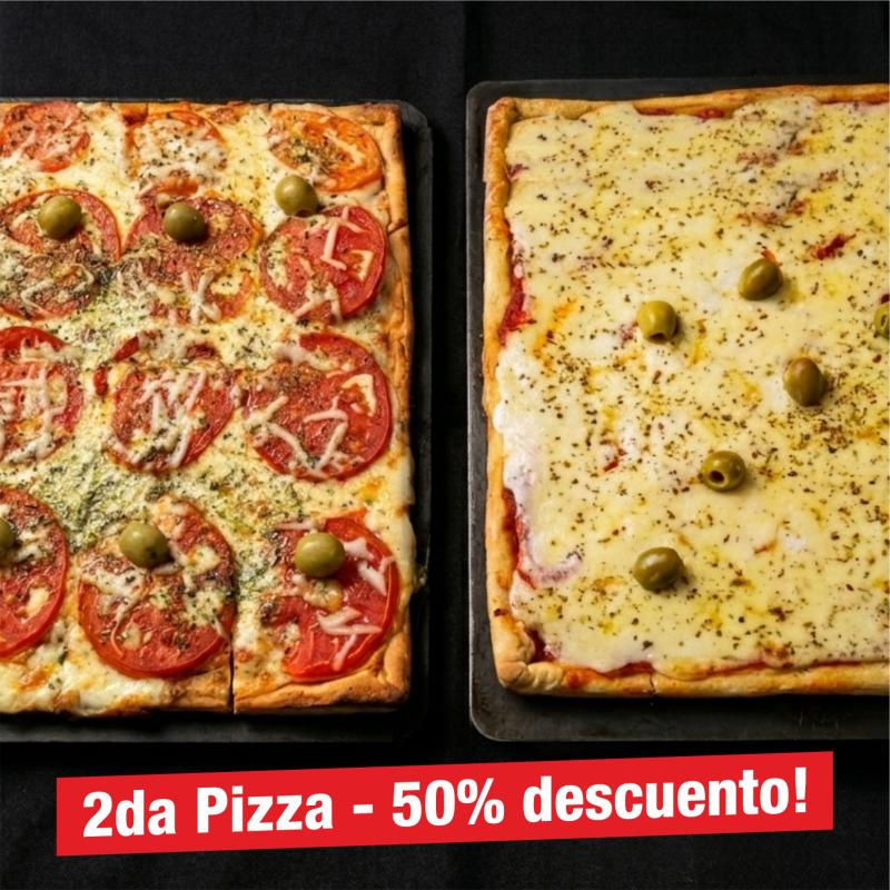 Pizza 2da al -50% off