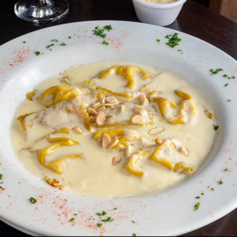 Raviolones de Calabaza y Port Salut